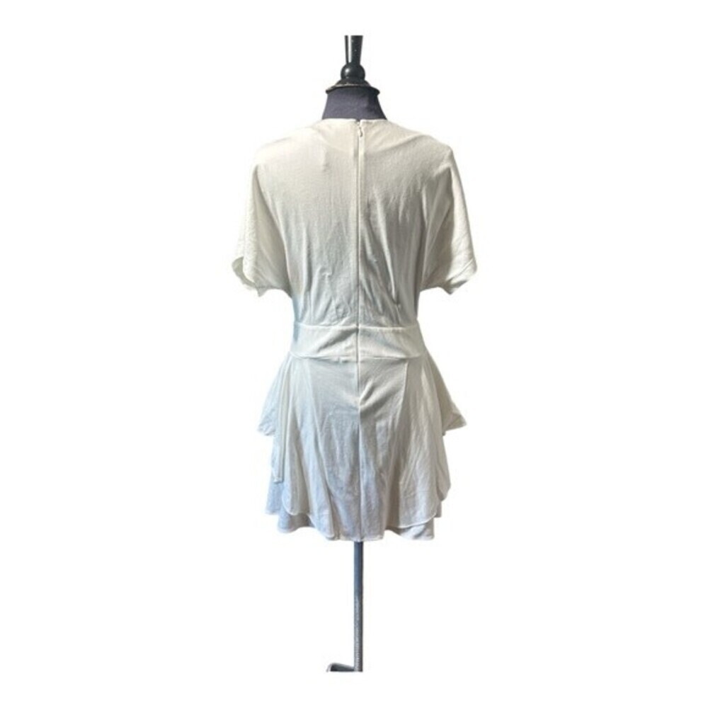 HALSTON HERITAGE Short-Sleeve Drop-Waist Ponté Dress Size 4 - Picture 4 of 6